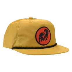 Black Pumas Double Puma Patch Mustard Flatbill Snapback Hat New Merch