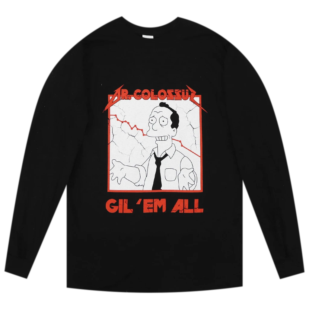 Dr. Colossus Gil 'Em All Black Long Sleeve Shirt 1 Dr. Colossus Gil 'Em All Black Long Sleeve Shirt