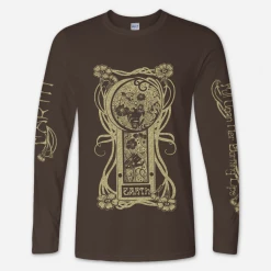 Earth FUHBL Long Sleeve Dark Chocolate T-Shirt