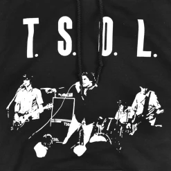 T.S.O.L. Cover EP Black Hoodie