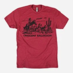 Crescent Ballroom New Merch Escape To.. Cardinal T-Shirt