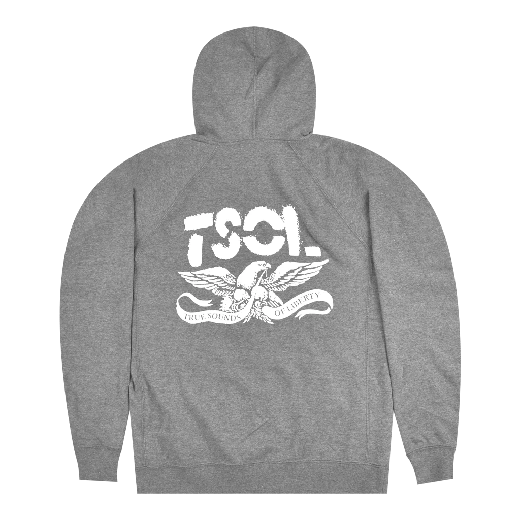 T.S.O.L. Logo Grey Zip Hoodie New Merch 4 T.S.O.L. Logo Grey Zip Hoodie New Merch