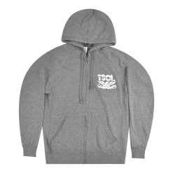 T.S.O.L. Logo Grey Zip Hoodie New Merch 9 T.S.O.L. Logo Grey Zip Hoodie New Merch