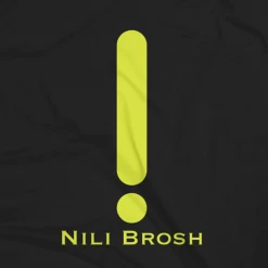 Nili Brosh Exclamation Black T-Shirt