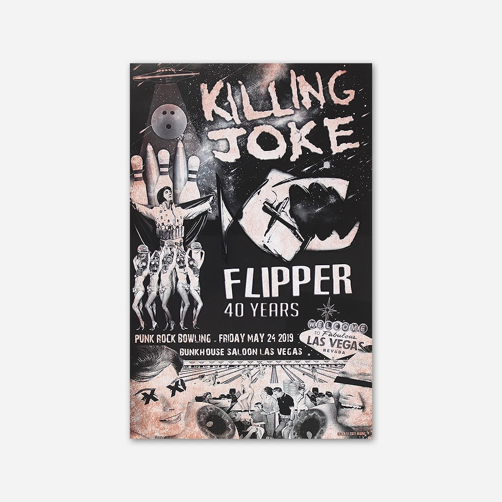 New Merch Flipper @ Punk Rock Bowing 2019 Poster New Merch Flipper @ Punk Rock Bowing 2019 Poster