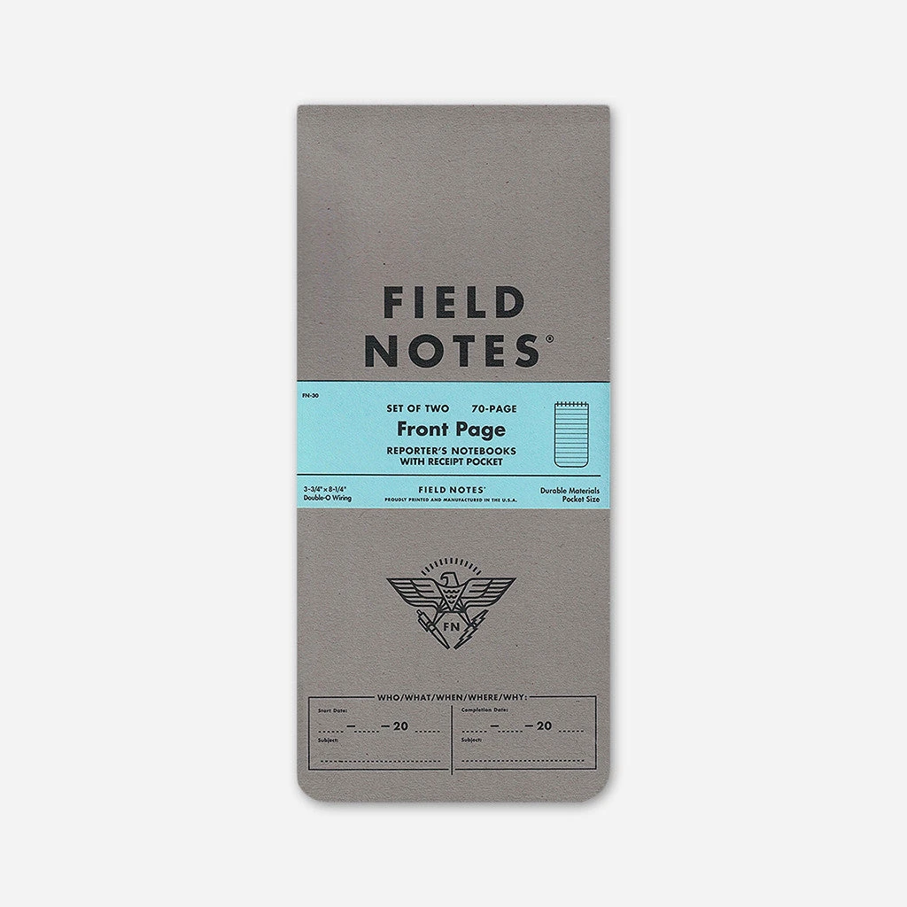 Field Notes New Merch Front Page 2-Pack Field Notes New Merch Front Page 2-Pack