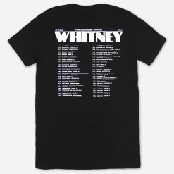 Whitney Forever Turned Around Tour Black T-Shirt