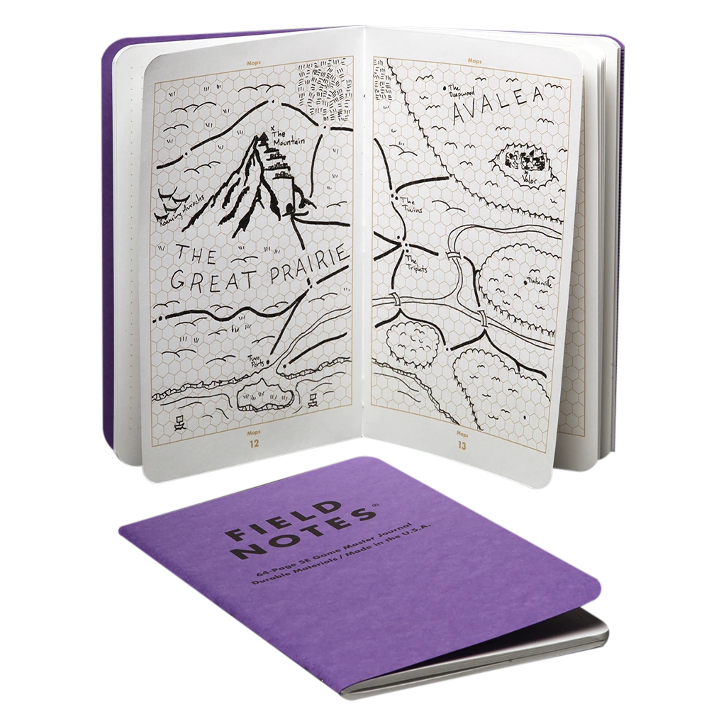 Field Notes 5E Gaming Journals 2-Pack 3 Field Notes 5E Gaming Journals 2-Pack