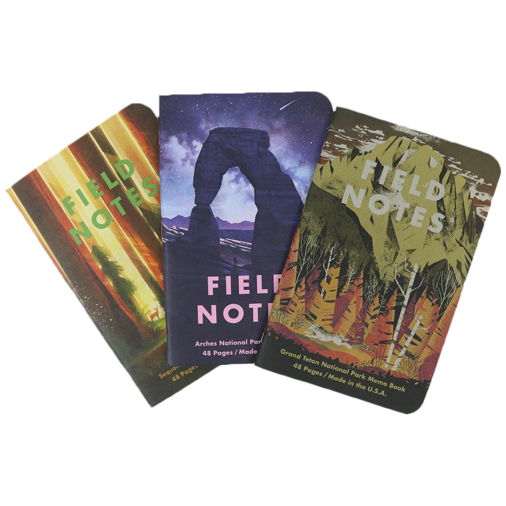 Field Notes National Parks 3-Pack New Merch Field Notes National Parks 3-Pack New Merch