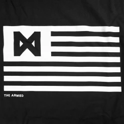 The Armed New Merch Flag Black T-Shirt