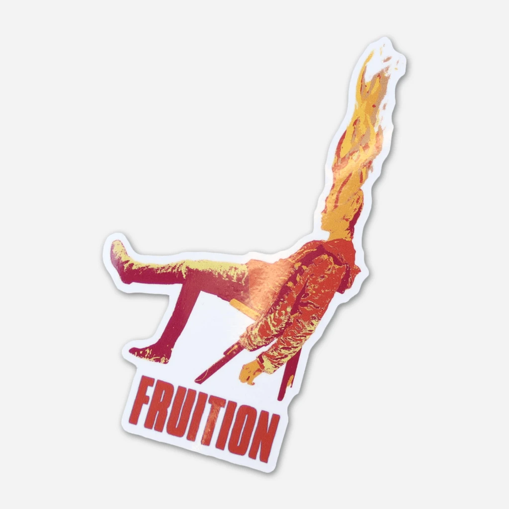 Fruition New Merch Flaming Man Sticker Fruition New Merch Flaming Man Sticker