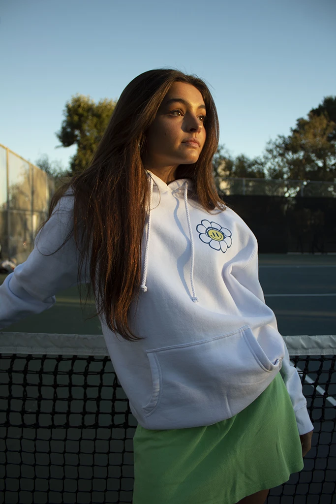 Disco Lines Flower Face Hoodie New Merch 6 Disco Lines Flower Face Hoodie New Merch