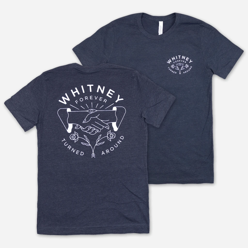 Whitney Friendship Heather Navy T-Shirt New Merch 1 Whitney Friendship Heather Navy T-Shirt New Merch