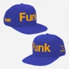 TAUK Funk Blue And Yellow Snapback Hat New Merch