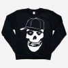 MC Lars "Gangster Skull" Crew Neck Pullover Sweatshirt New Merch