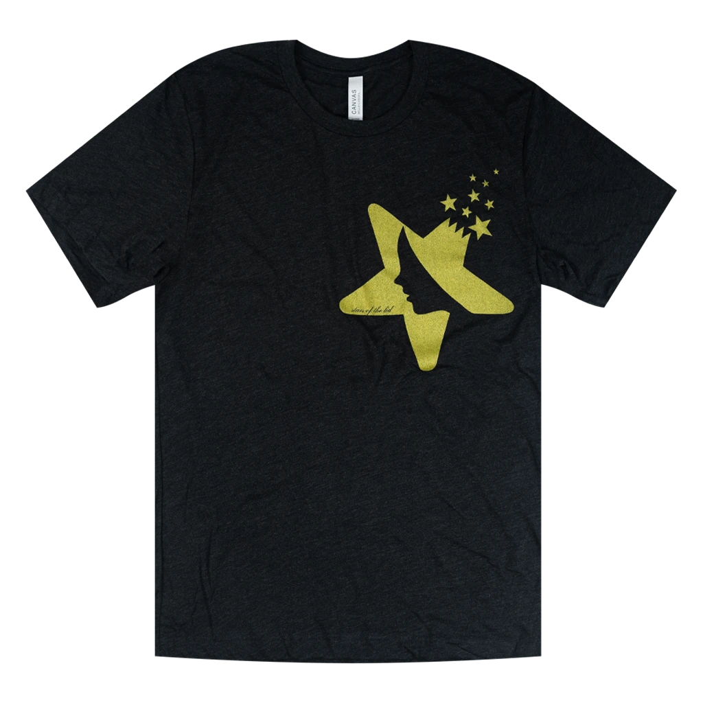 Stars Of The Lid New Merch Star Face Charcoal Black T-Shirt 1 Stars Of The Lid New Merch Star Face Charcoal Black T-Shirt