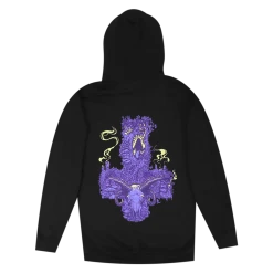 Green Lung Wildwood Cross Black Hoodie