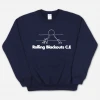 Rolling Blackouts Coastal Fever Gulls Navy Sweatshirt New Merch