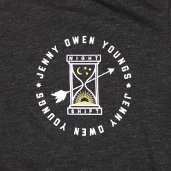Jenny Owen Youngs Hourglass Charcoal Black Tri-Blend New Merch