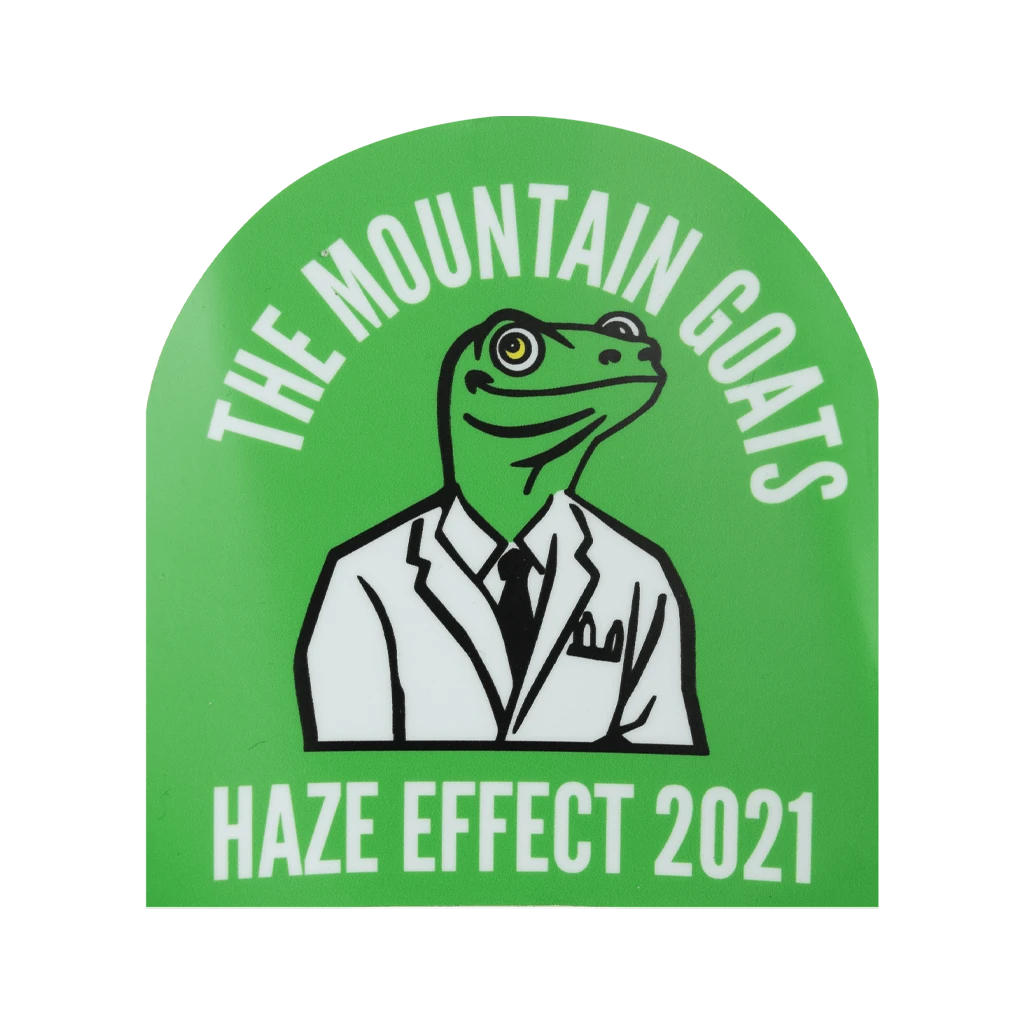 The Mountain Goats Haze Effect 2021 Sticker The Mountain Goats Haze Effect 2021 Sticker