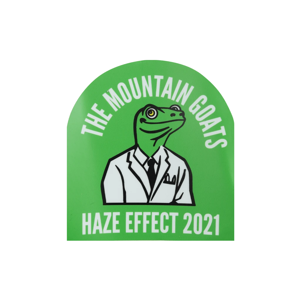 The Mountain Goats Haze Effect 2021 Sticker The Mountain Goats Haze Effect 2021 Sticker
