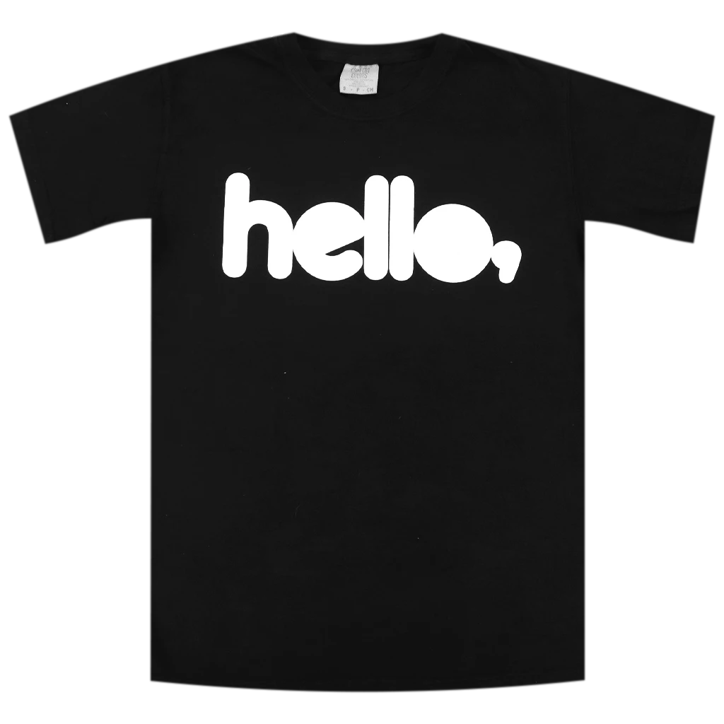 Hello Merch Hello Logo Black T-Shirt 1 Hello Merch Hello Logo Black T-Shirt