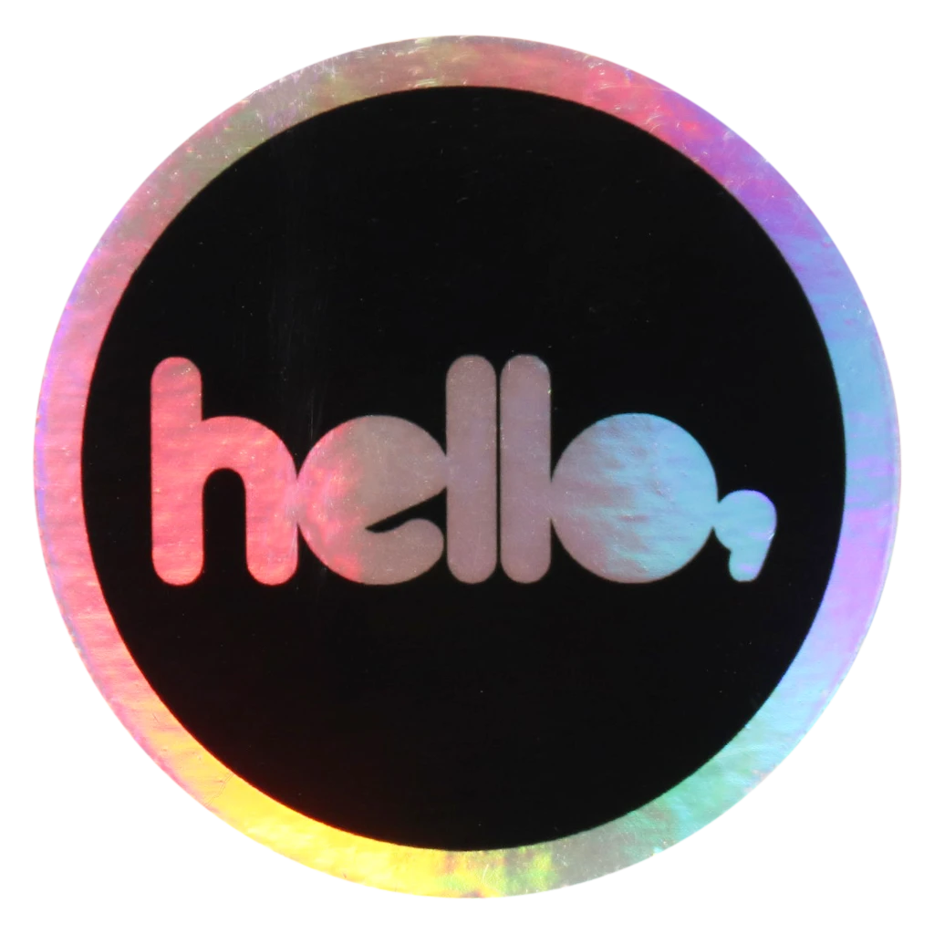 Hello Merch New Merch Hologram Sticker Pack Hello Merch New Merch Hologram Sticker Pack
