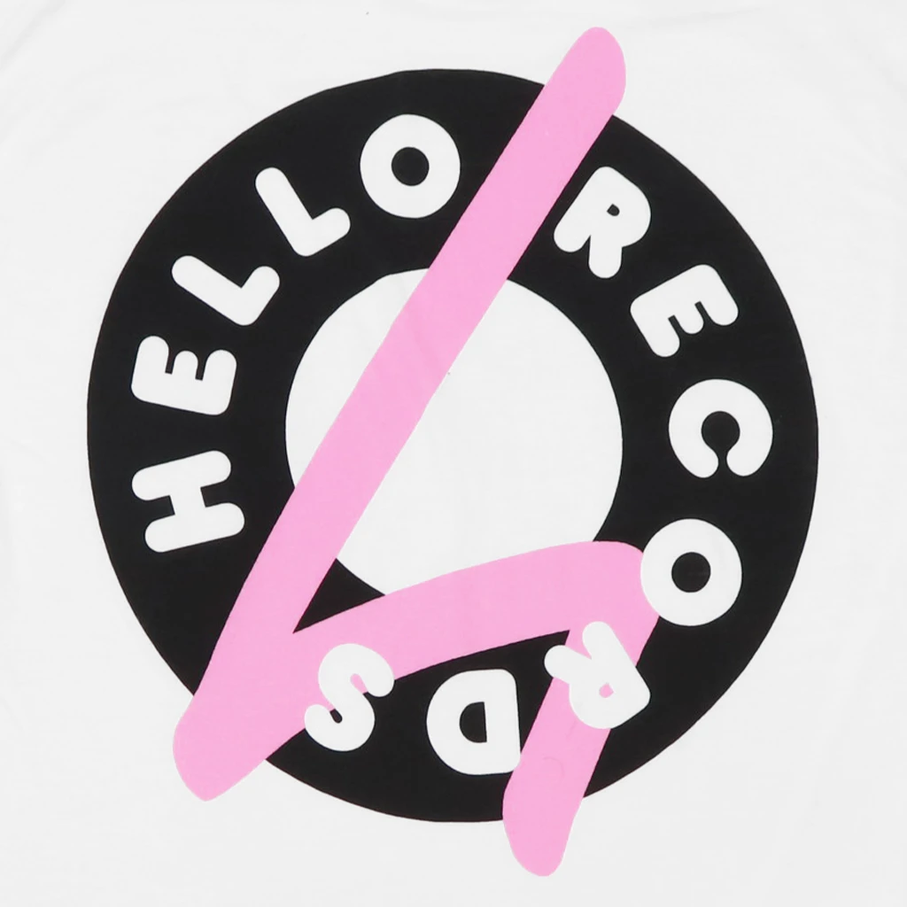 Hello Merch New Merch Hello Records White T-Shirt 2 Hello Merch New Merch Hello Records White T-Shirt