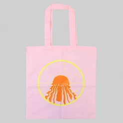 Her's New Merch Sunset Light Pink Tote Bag