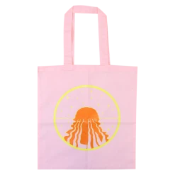 Her's New Merch Sunset Light Pink Tote Bag