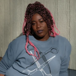 Autostraddle New Merch Scissoring Sweatshirt