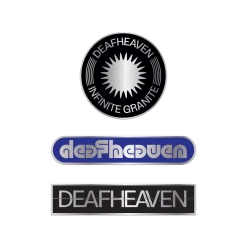 Deafheaven New Merch Infinite Granite - Enamel Pin Set