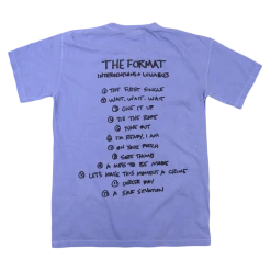 The Format New Merch Interventions & Lullabies Periwinkle T-Shirt