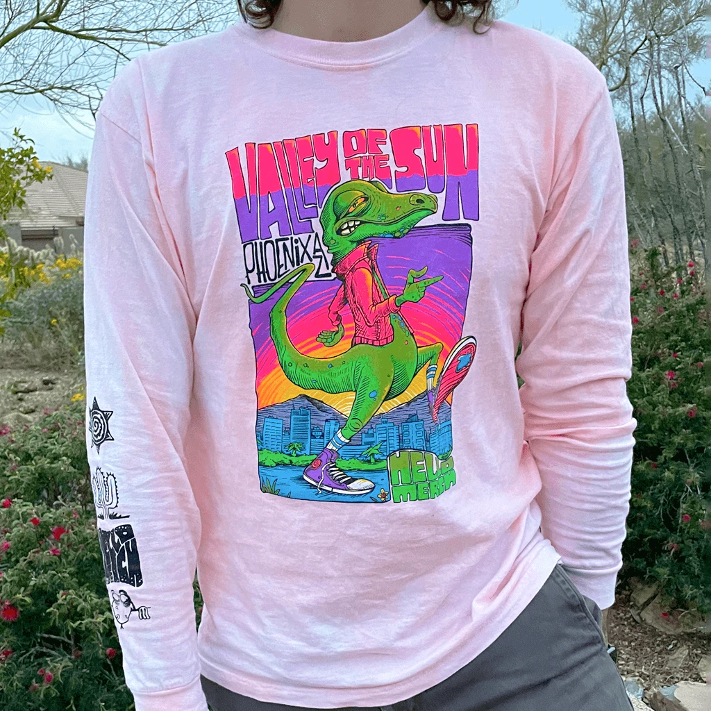 Hello Merch Valley Of The Sun Long Sleeve Tie-Dye Shirt 3 Hello Merch Valley Of The Sun Long Sleeve Tie-Dye Shirt