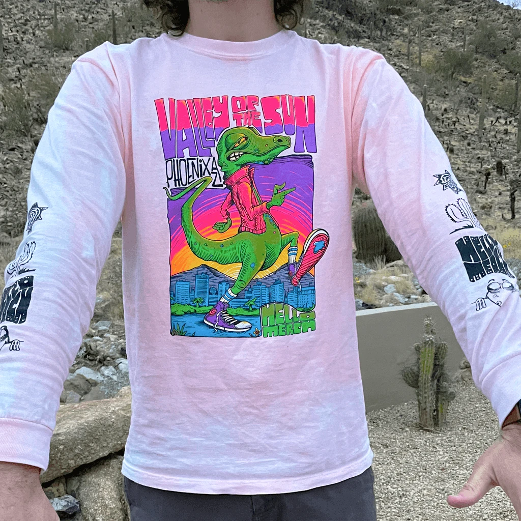 Hello Merch Valley Of The Sun Long Sleeve Tie-Dye Shirt 4 Hello Merch Valley Of The Sun Long Sleeve Tie-Dye Shirt