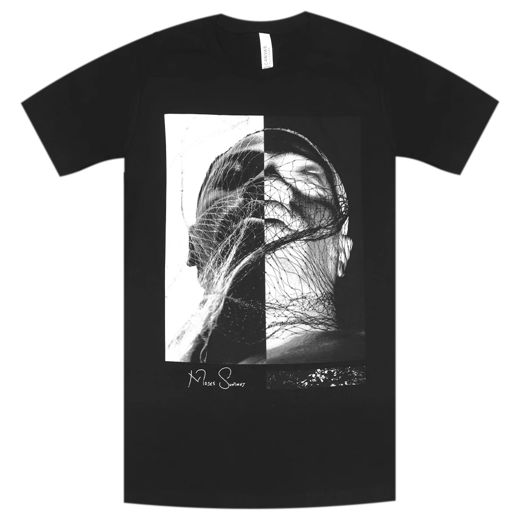 Moses Sumney New Merch Inverted Black T-Shirt 1 Moses Sumney New Merch Inverted Black T-Shirt