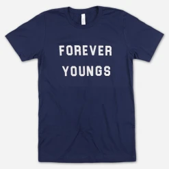 Jenny Owen Youngs New Merch Forever Youngs Navy T-Shirt