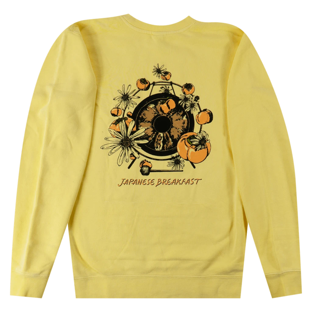 Japanese Breakfast Gotgam Pigment Yellow Sweatshirt New Merch 5 Japanese Breakfast Gotgam Pigment Yellow Sweatshirt New Merch
