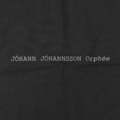 Jóhann Jóhannsson Orphée Black Tote Bag New Merch