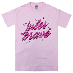 Jules Brave New Merch J.B. Signature Pink T-Shirt