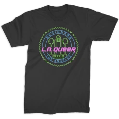 BEGINNERS New Merch L.A. Queer Black T-Shirt