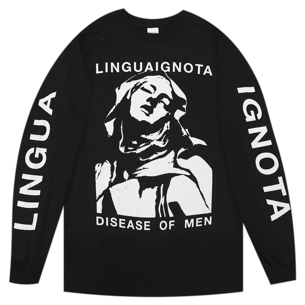 Lingua Ignota Disease Of Men Black Long Sleeve T-Shirt 1 Lingua Ignota Disease Of Men Black Long Sleeve T-Shirt