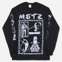 Metz Louis Colab Black Long Sleeve T-Shirt New Merch