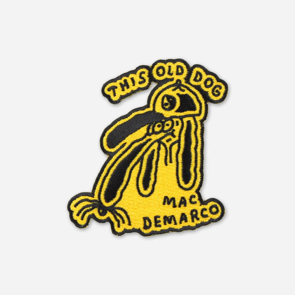 Mac DeMarco Dog Doodle Patch New Merch 1 Mac DeMarco Dog Doodle Patch New Merch