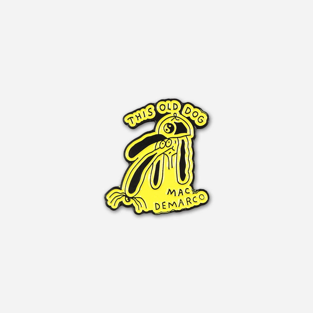Mac DeMarco New Merch Dog Doodle Pin 1 Mac DeMarco New Merch Dog Doodle Pin