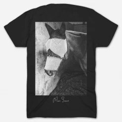 Moses Sumney New Merch Horseback Black T-Shirt 2 Moses Sumney New Merch Horseback Black T-Shirt