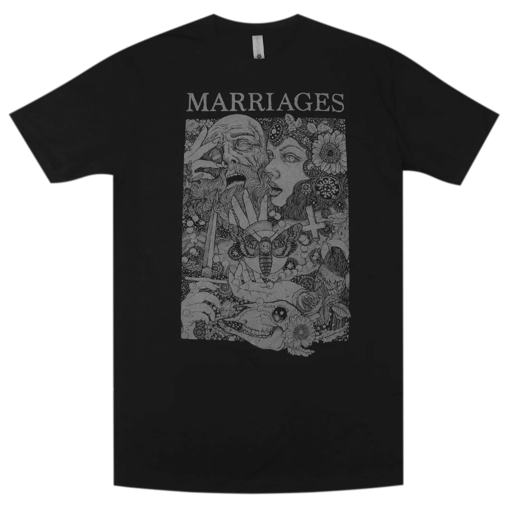 Marriages Faces Black T-Shirt 1 Marriages Faces Black T-Shirt