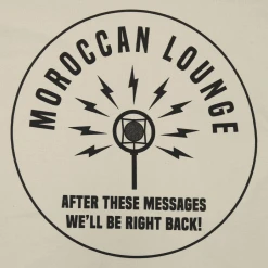 Moroccan Lounge New Merch Announcement Sand T-Shirt