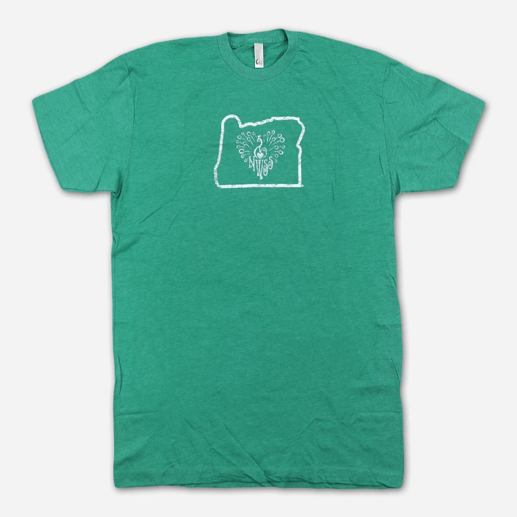 Northwest String Summit New Merch Heart Of Oregon Green T-Shirt Northwest String Summit New Merch Heart Of Oregon Green T-Shirt