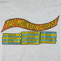 The Mountain Goats New Merch Omu Cani Hypothesis Tour T-Shirt
